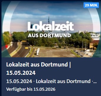 Motopädie in der WDR-Lokalzeit Dortmund